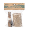 KIT. SFOARĂ DE JUT 60 M + 10 BUC. PLĂCUȚE PENTRU GRĂDINĂ 10 x 6 CM *4526