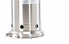 STAINLESS STEEL GAS PARASOL 221 CM