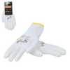 GARDEN GLOVES „8”, polyester with polyurethane