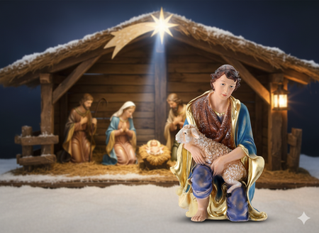 FIGURA PASTERZ 29 x 36 x 60 CM (91,44 CM) polyresin *2818