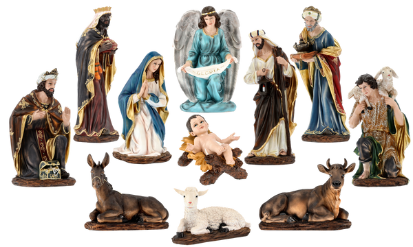SADA FIGUR BOŽÍHO NAROZENÍ 11 EL. do 110 CM polyresin *0480