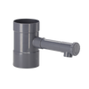 Zberač dažďovej vody šedý 80 mm *5981