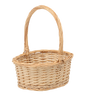 RATANOVÝ KOŠ 25 x 18 x 10,5/28 CM S RÚČKOU - PRÍRODNÝ *7114