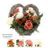 BUNCH CH-28 (WIDTH 55 CM, HEIGHT 40 CM) LARGE BASKET HEART MIX COLOR