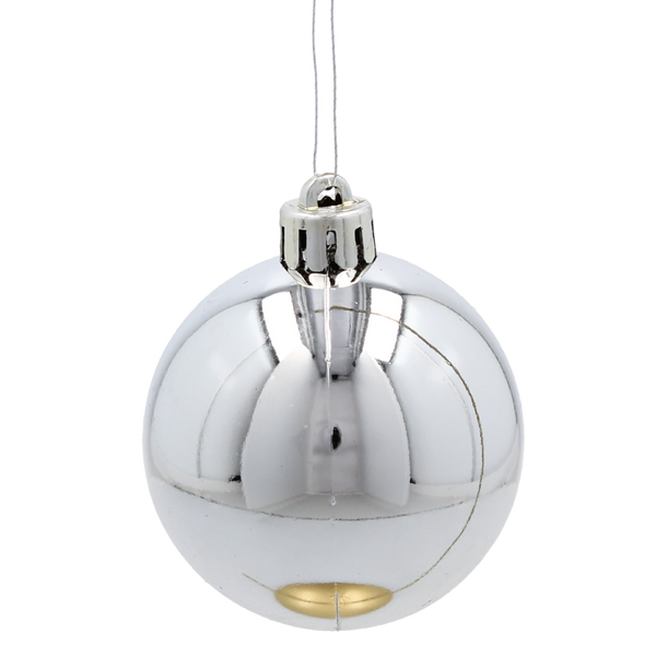 KPL. 20 BOMBEK IN TUBE 5 CM RED / GOLD / SILVER *3801