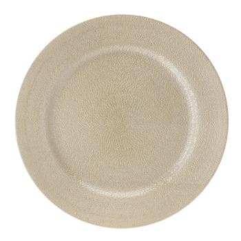 PLATE 33 x 33 x 1,5 CM WITH FINE GROOVING GOLD