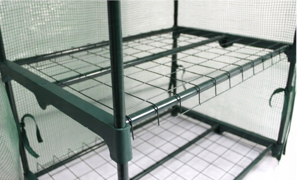 SZKLARNIA OGRODOWA Z TRZEMA PÓŁKAMI ZIELONA 69 x 49 x H125 CM pol_pl_SZKLARNIA-OGRODOWA-Z-TRZEMA-POLKAMI-ZIELONA-69-x-49-x-H125-CM-1132_4