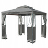 ALTANA / PAWILON OGRODOWY Z MOSKITIERĄ SZARY 2.5 x 2.5  x 2.7 M