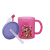 PLASTIC CUP 210ML WITH STRAW