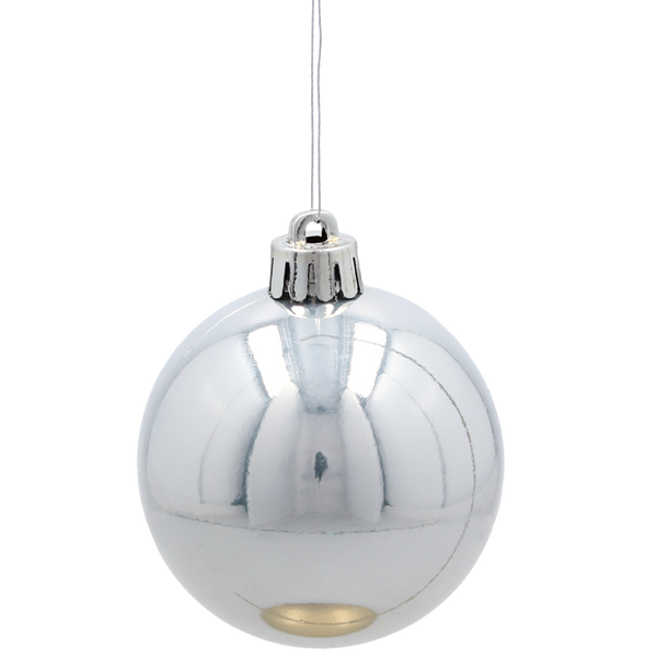 KPL. 6 BOMBEK 6 CM ROȘU / AUR / ARGINT *3863