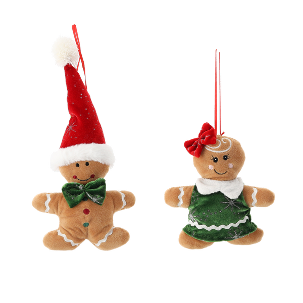 CHRISTMAS GINGERBREAD - BOY / GIRL 14 x 4 x 27 CM