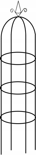 ZÁHRADNÁ PERGOLA OBELISK (stĺpová) 40 x 40 x 190 CM (+ KOTWY) *0309