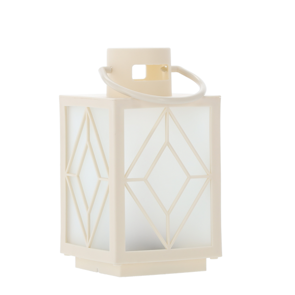 ŚWIĄTECZNY LAMPION 11 x 11 x 20,5 CM Z WKŁADEM LED BIAŁY *2553