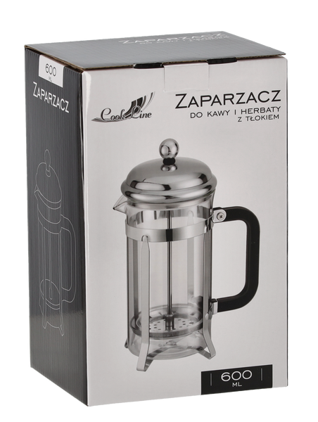 ČAJOVÝ A KÁVOVÝ LUX S TLAČIČOM 600 ML *2890