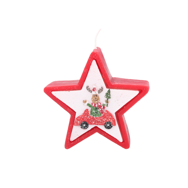 STAR CANDLE 10 x 3.8 x 10 cm