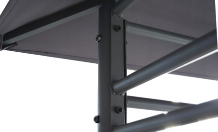 GARDEN PAVILION GREY 3 X 3M 3 X 3 X H2.55M