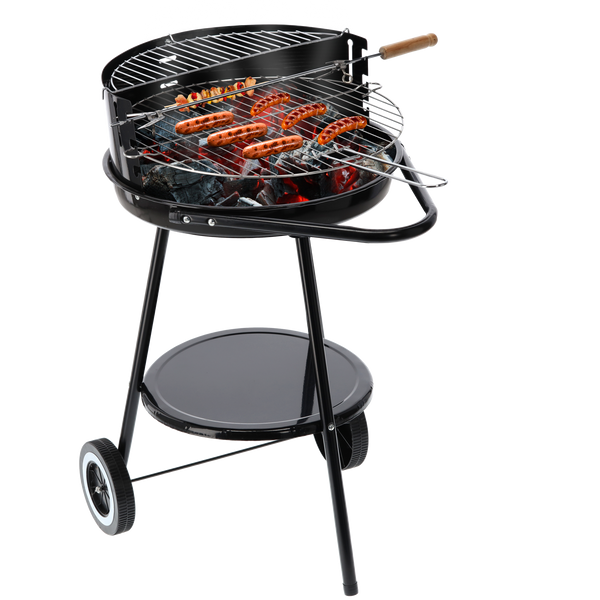 GRILL WĘGLOWY PROSTY Z KÓŁKAMI 58 x 44 x 72 CM *5351