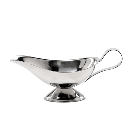 STAINLESS STEEL SAUCE BOAT 19X8 CM