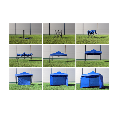 OBCHODNÝ STAN 3 X 3 M MODRÝ *7458/7519