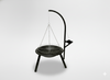 ADJUSTABLE HANGING GRILL WITH FIRE PIT 55 x 100 CM