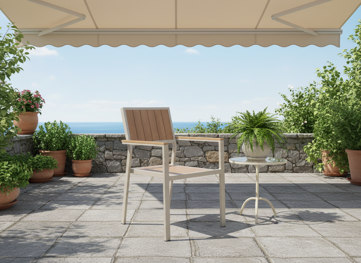 KRZESŁO OGRODOWE ALUMINIOWE BEŻOWE 55 x 55 x 86 CM pol_pl_KRZESLO-OGRODOWE-ALUMINIOWE-BEZOWE-55-x-55-x-86-CM-9133_1