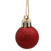 SET OF 33 CHRISTMAS BAUBLES RED, SILVER, GOLD