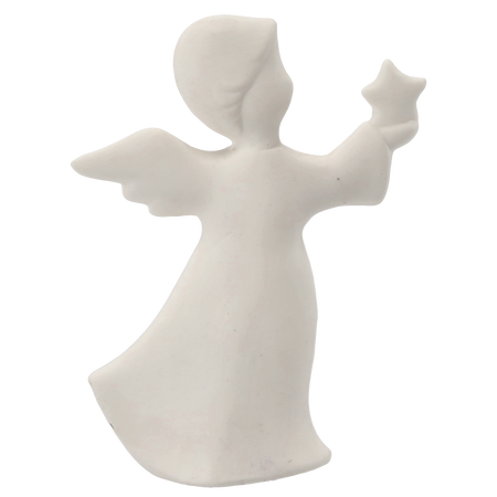 FIGURKA ANJEL HVIEZDIČKA LED VÝŠ. 16,8 CM bal=4ks *3638
