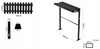 FOLDABLE BENCH L 68 CM BLACK