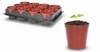 SET OF 12 POTS FOR SEEDLINGS FI 6 CM 