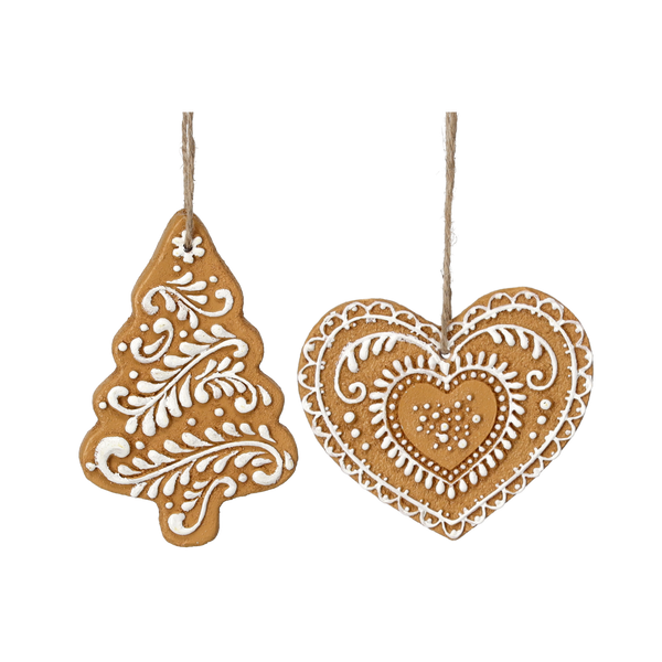 ORNAMENT DE CRĂCIUN - FURSEC MIX DE MODELE 7,5 x 11 CM ambalaj=8buc *8587