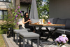 6 PCS ALU TEAK SOFA SET