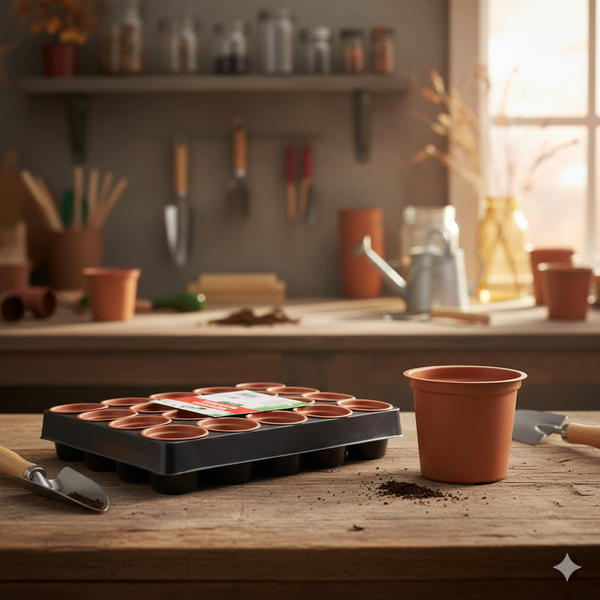 KPL. 20 KVĚTINÁČŮ NA SÁZECÍ FI 6 CM