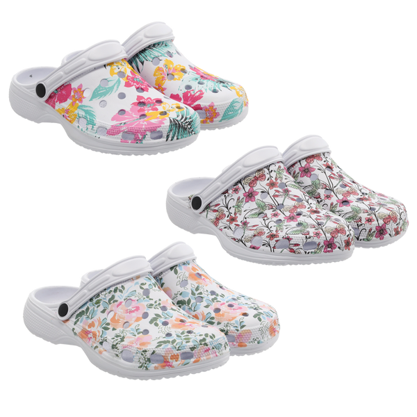 ȘLAPICI DE GRĂDINĂ MARIMEA 36-41 FLORI *3580