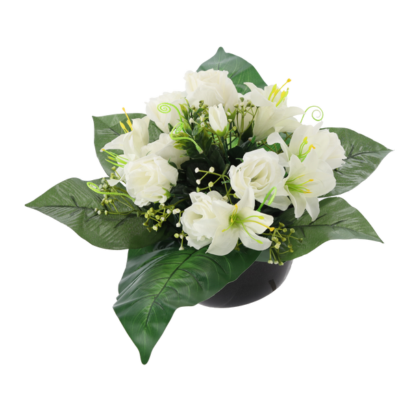 BOUQUET CH-22 ( WIDTH 40 CM, HEIGHT 30 CM) LILY MIX COLOR