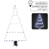 CHRISTMAS DECORATION - CHRISTMAS TREE 63 LEDS COLD WHITE