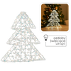 Vianočná ozdoba - LED stromček 30 cm irizujúci *6352