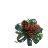 SET OF 3 CHRISTMAS DECORATIONS – BAUBLES WITH PINECONES 10 CM 2 MIXED DESIGNS