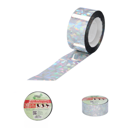 BIRD-REPELLENT REFLECTIVE TAPE SILVER L.50 M W.2.4 CM pack=24 pcs.