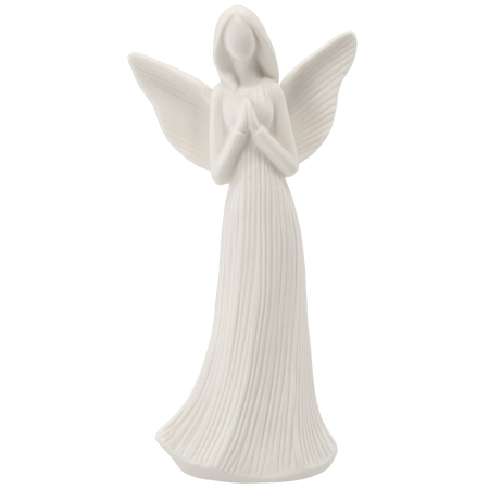 CERAMIC LED ANGEL 23,6 CM