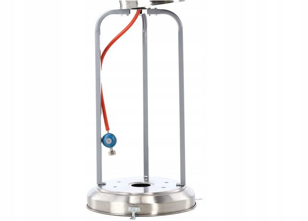 STAINLESS STEEL GAS PARASOL 221 CM