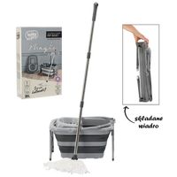 Skládací kbelík s vymačkáváním a mopem *6665