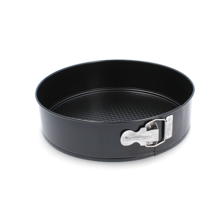 EMBOSSED CAKE TIN FI 26CM WITH NON-STICK BLACK PROTECTIVE LAYER