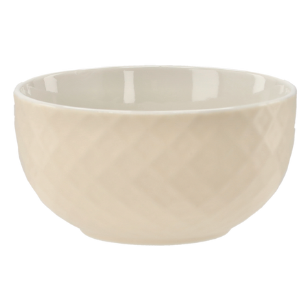 PORCELAIN BOWL 550 ML "KARO" PACK=4PCS