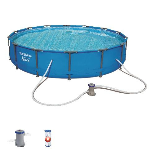 PISCINĂ CU CADRU 427 X 84 CM (PISCINĂ, POMPĂ FILTRANTĂ) *3642 *3210 *8897