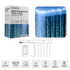 KURTYNA ŚWIETLNA DRUCIKI 150L ZIMNY BIAŁY, 3 x 1,5 M, USB, Z PILOTEM *8493