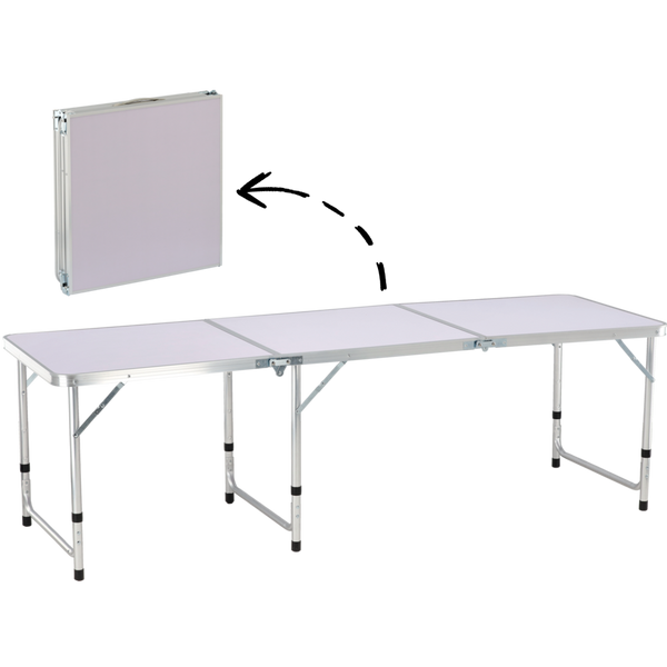 FOLDING CAMPING TABLE 180X60X70CM