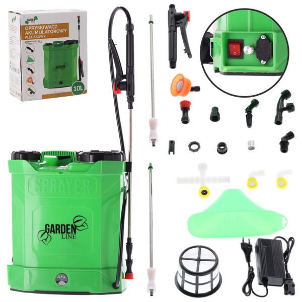 RĂCNETOR CU ACUMULATOR PENTRU SPATE 10 L