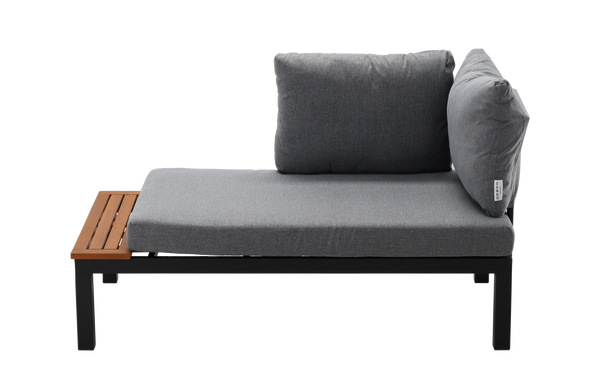 MODULAR ALUMINUM FURNITURE SET "LAGOON" - TABLE /WIM9841/ + 2 SOFAS /WIM9834 x2/