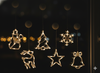 CHRISTMAS WINDOW DECORATION LED 10L MIX 6 DESIGNS