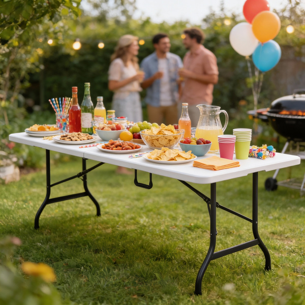 STÓŁ TURYSTYCZNY/CATERINGOWY SKŁADANY 180 x 75 x 72 CM